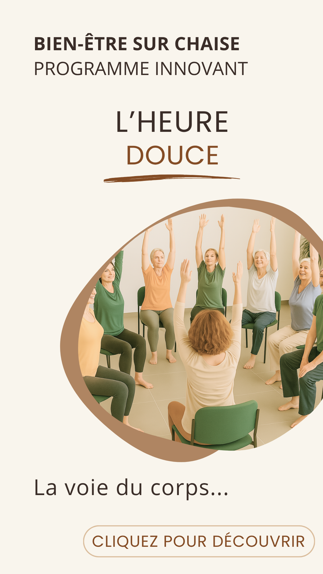 Programme bien-être sur chaise à Châteaurenard – L’heure douce – Yoga, Pilates, Méditation