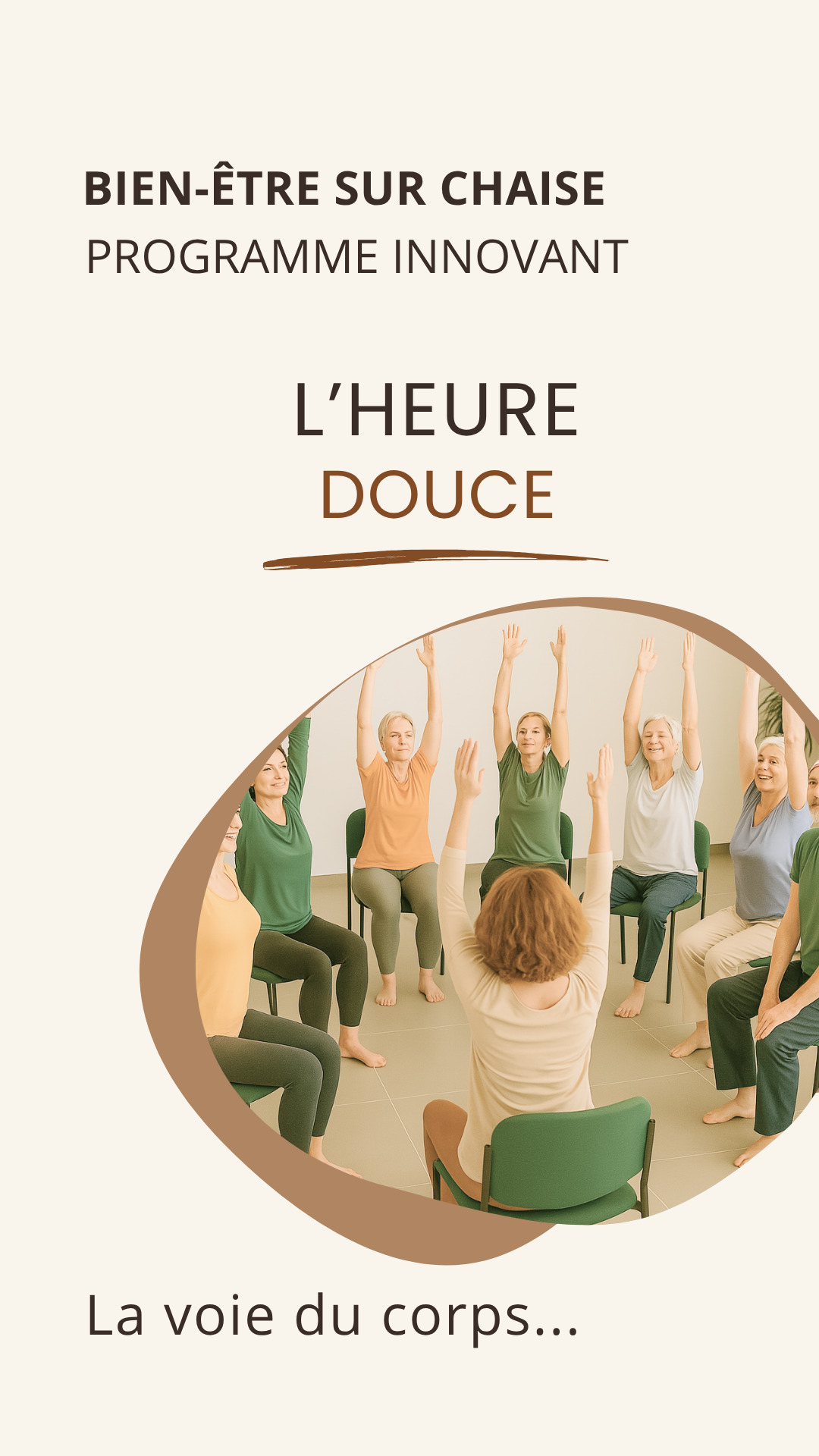 Programme bien-être sur chaise à Châteaurenard - L'heure douce avec Alexandra Bouroullec